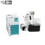 HSC-CC20 compact chiller connected to a rotary evaporator