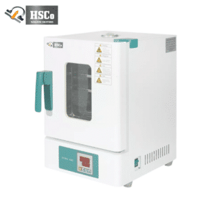 HSC-HT1000 drying oven with door closed, viewing window and control panel