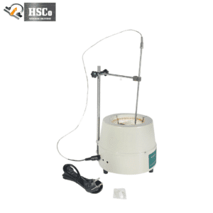HSCo digital heating mantle with support stand, clamp and temperature probe