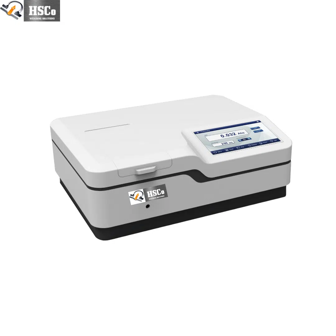 Double Beam Touch Screen Spectrophotometers HSCo HSCE-SPM-TSS single-beam touchscreen spectrophotometer