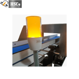 Signal lamp on the checkweigher line