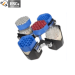 Swing-out rotor with blood tube adapters