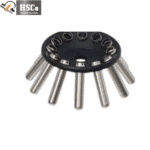 Angle rotor for twelve tubes