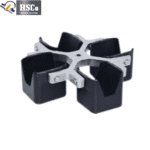 Swing-out rotor with four buckets