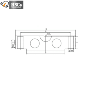 LCQ-6 load cell dimension drawing