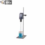 OS20-S overhead stirrer mixing liquid in a beaker