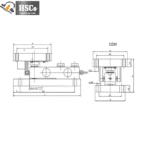 LCX-2 DZM mounting kit drawing