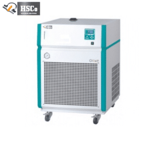 HSC-CHX laboratory chiller cabinet with control panel, vent grille and castors