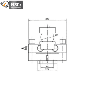LCQ-1 front drawing: 240 mm long