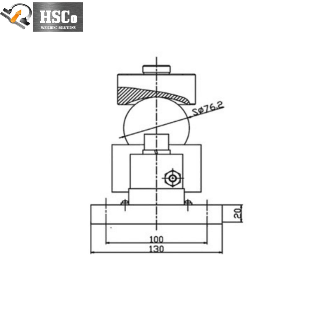 Weigh Bridge Load Cell HSC LCQ-11