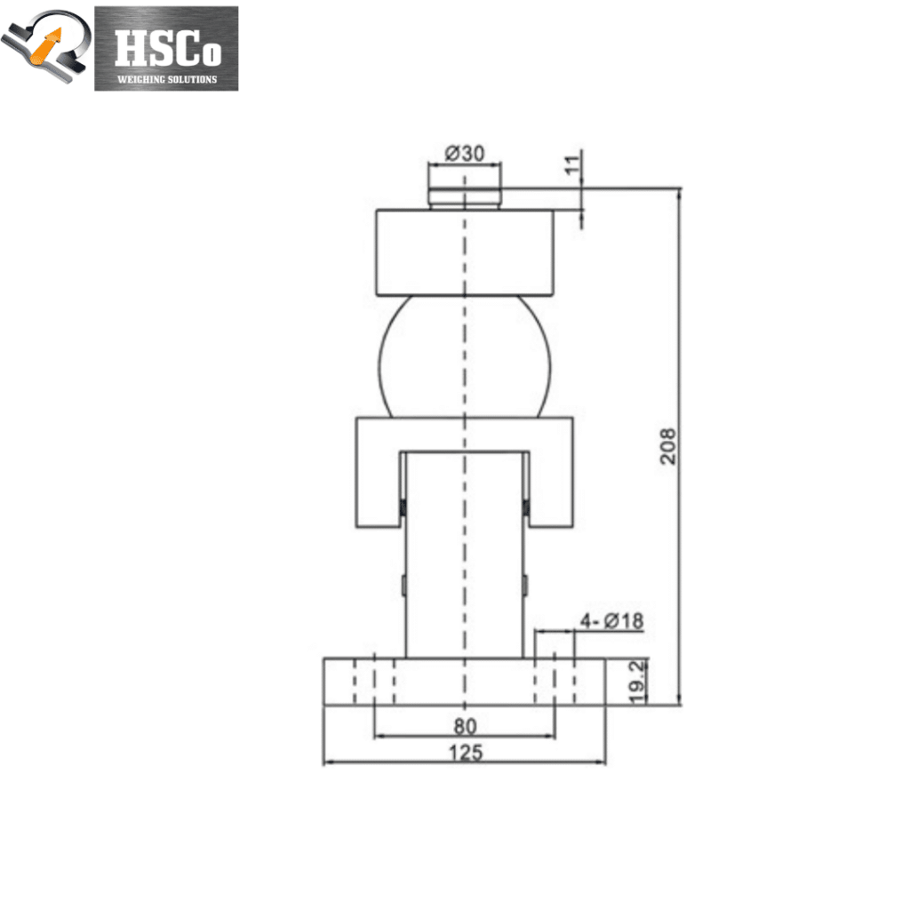 Weigh Bridge Load Cell HSC LCQ-9