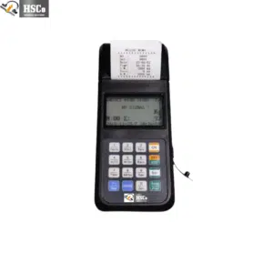 HSCo handheld weight display with keypad, screen and built-in slip printer