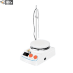 HSCo Pro series hot plate magnetic stirrer with PT100 probe on a support rod