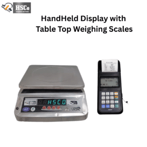 Handheld Display withTable Top Weighing Scale
