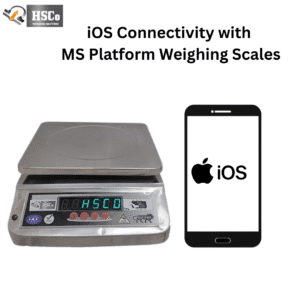IOS Connectivity with Table top Weighing Scale