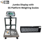 Jumbo dispaly with SS paltform weighing scale