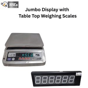 Jumbo dispaly withTable Top paltform weighing scale