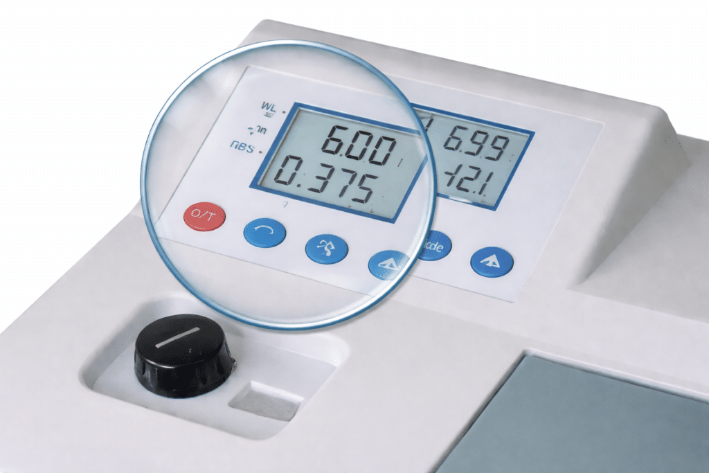 Keypad Type Single Beam Spectrophotometer Knob type Series 2 with LCD Display 1