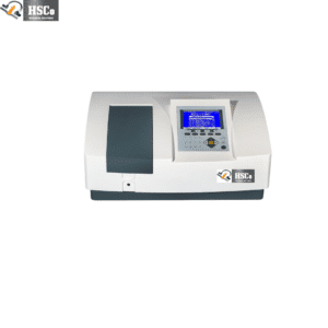 Keypad type double beam spectrophotometer with LCD display