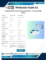 Economy Edge Series desktop pH and conductivity meters specification leaflet