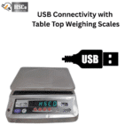 USB Connectivity with Table top Weighing Scale