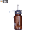 Bottle-top burette on an amber 1000 ml reagent bottle