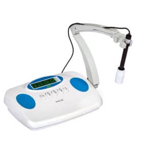 HSCo Economy Edge desktop pH meter with electrode holder