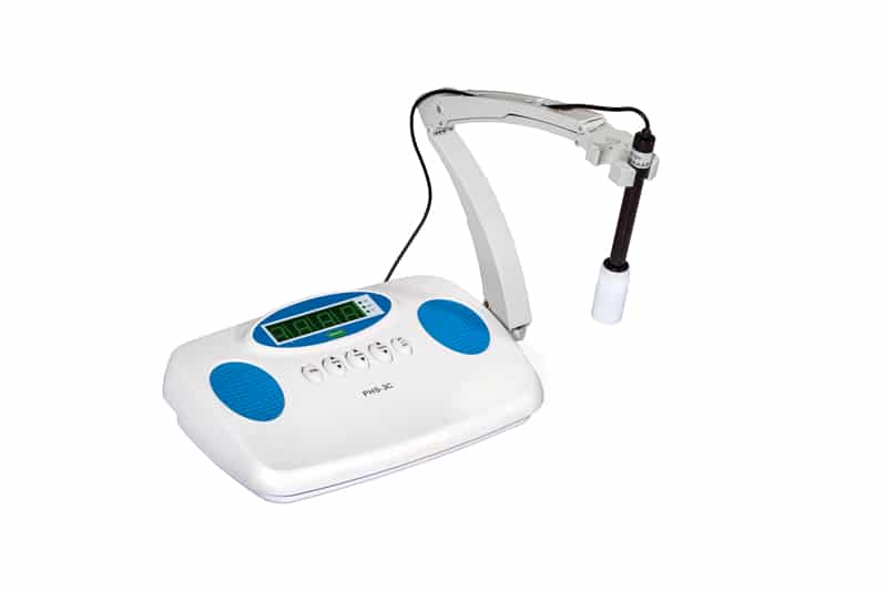 ph meter HSCo Economy Edge desktop pH meter with electrode holder