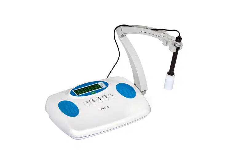 ph meter HSCo Economy Edge desktop pH meter with electrode holder