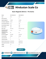 Basic magnetic stirrers Pro Series leaflet with specifications of HSCP-MAG-B-2E and -2