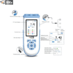 MASTER portable pH meter parts: TFT screen, Type-C port, keys