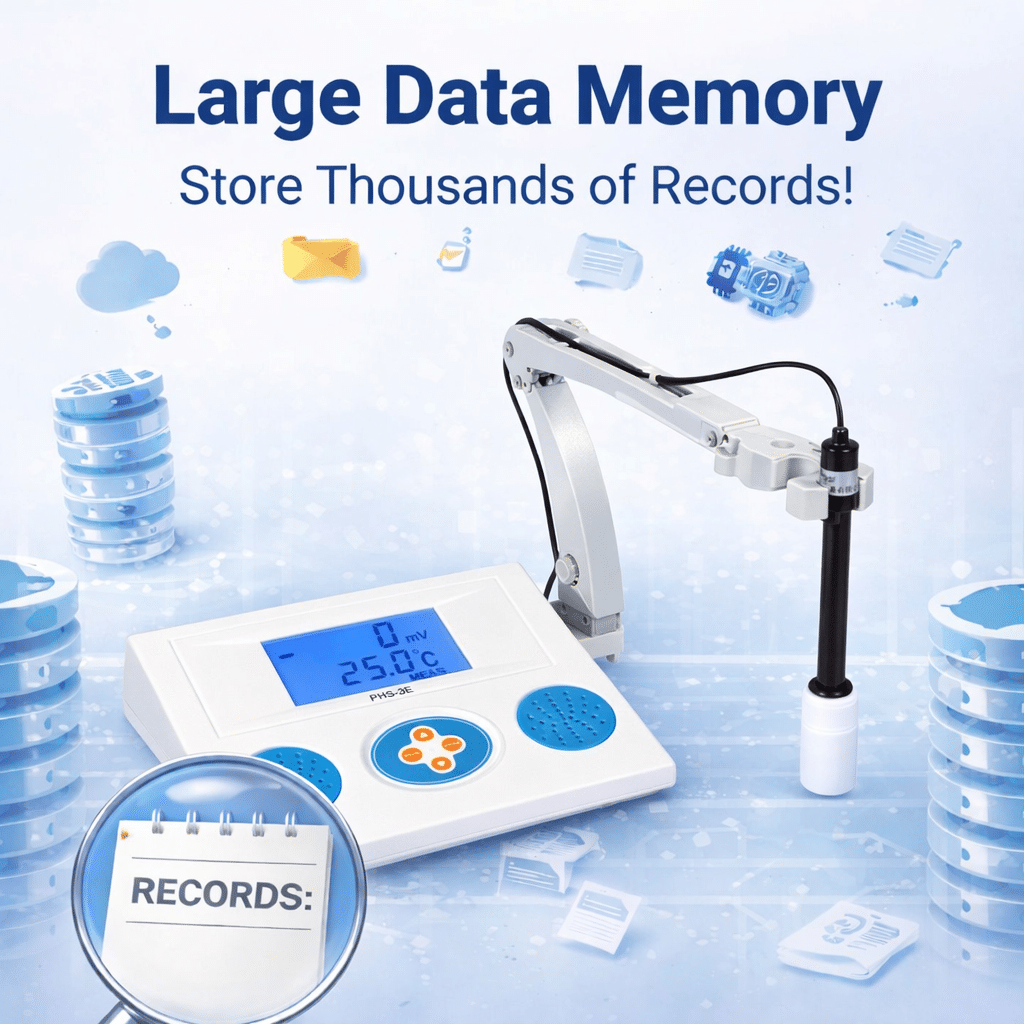ph meter records 1