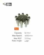 Swing-out rotor No. 2 for 8 x 15 ml tubes