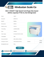 HSC-C-NK19TT high-speed centrifuge leaflet with specifications