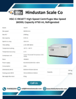 HSC-C-RK16TT refrigerated centrifuge leaflet with specifications