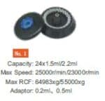Rotor No. 1 for 24 x 1.5 / 2.2 ml tubes