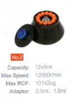 Rotor No. 2 for 12 x 5 ml tubes