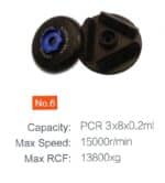 Rotor No. 6 for PCR strips 3 x 8 x 0.2 ml