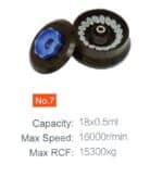 Rotor No. 7 for 18 x 0.5 ml tubes