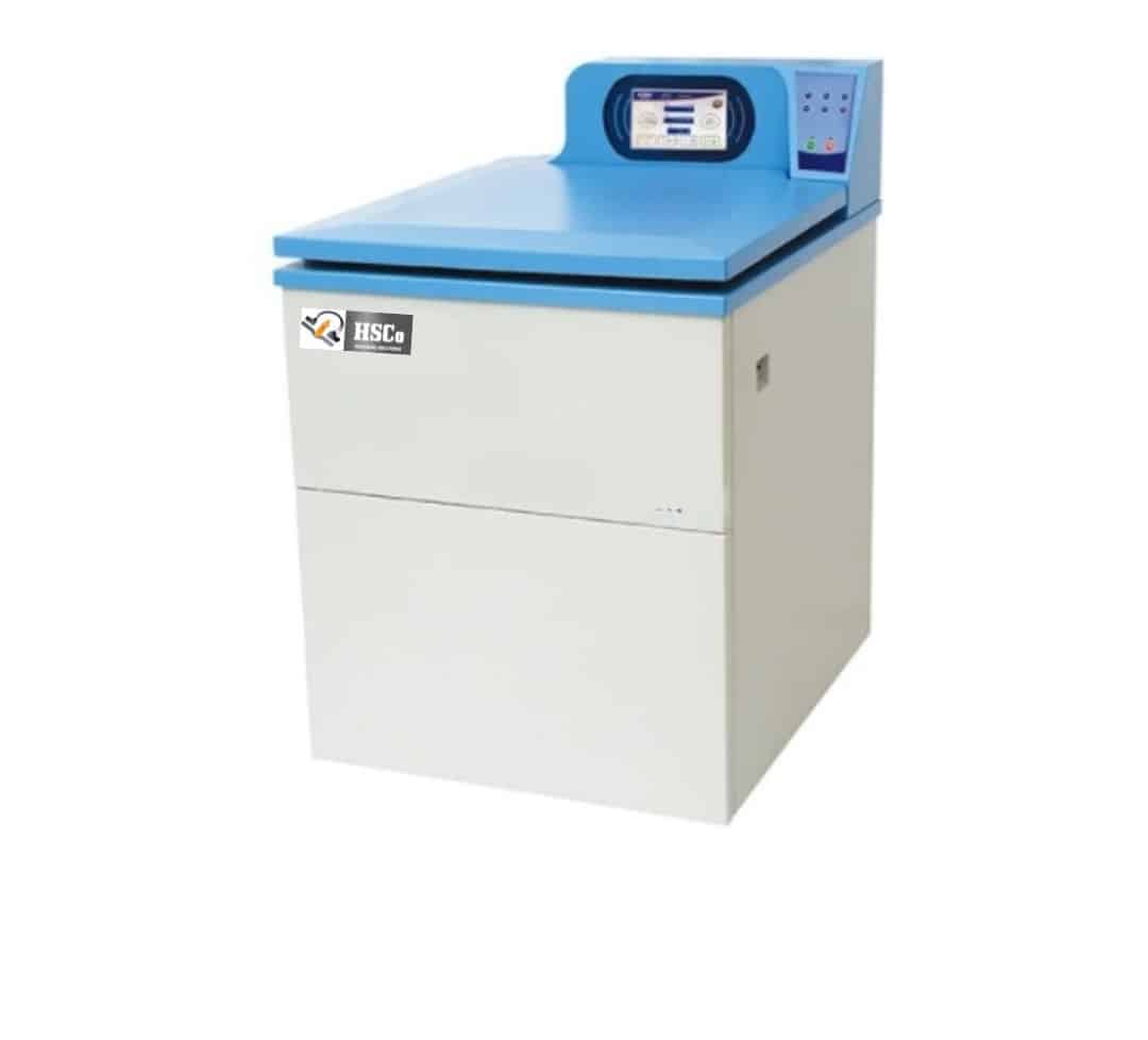 WhatsApp Image 2025-08-27 at 4.19.57 PM HSCo HSC-C-RK6FLR floor-standing refrigerated centrifuge with blue top