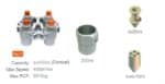 Rotor No. 7 for 4 x 250 ml conical bottles with adaptors