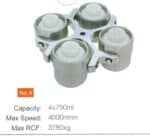 Rotor No. 4 for 4 x 750 ml bottles