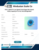 HSC-C-NK4TTK low-speed centrifuge leaflet with specifications