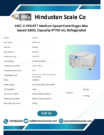 HSC-C-YK5.8TT refrigerated centrifuge leaflet with specifications