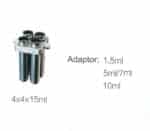 Bucket for 4 x 15 ml tubes with adaptors