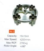 Swing-out rotor No. 2 for 16 x 15 ml tubes
