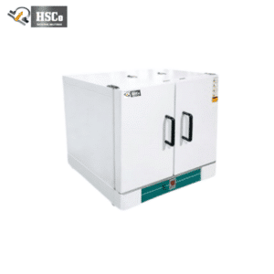 HSCo double door drying oven HSC-O-DDDO with two front doors and teal base panel