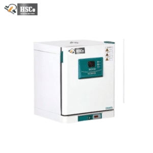HSC-I-HPCTI incubator with door closed and digital control panel