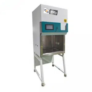 HSC-I-BSC Class II A2 biosafety cabinet on stand with touch screen and glass front window