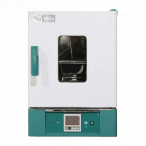 HSCo hot air sterilizing drying oven with window door and teal control panel